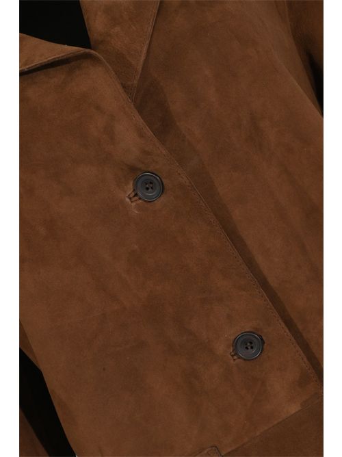 Giacca in suede Caffè Alpha studio | AD-6630N2017